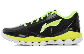 Li Ning Arc 3.0 Cushioning Slip Resistant Abrasion Resistant Coverage Low top Basketball Shoes Men's Black Yellow ABPH149-1 41