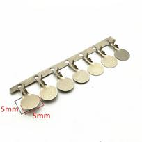 1 Set 18650 Battery Nickel Plate Kit Stamping Terminal Circular Butt Welding Plate Wire Clip Spring Plate Spot Welding Parts