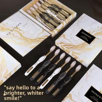 Soft and fine bristles with a wide head and high density, suitable for deep oral cleaning for families,schools,traveling couples