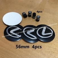 4pcs 56/60/65mm Car Wheels Center Cap Hub stickers Tire Valve Cap For Lexus ES RX GX LS LX IS GS RC UX F IS350 ES300 RX300 CT200