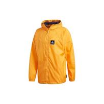 adidas Zipper Casual Sports Hooded Jacket Yellow Men's FR8288 XL
