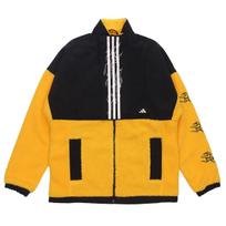 adidas Anti-Wind Jacket 'Black Yellow' Men's GM4438 L