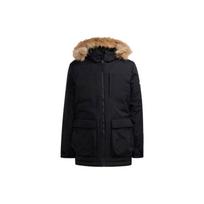 adidas Utilitas Hooded Parka Jacket Asia Sizing 'Black' Men's GT1699 S