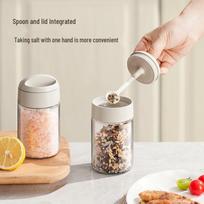 Luxury Glass Moisture-Proof Spice Jar Set
