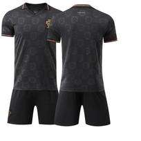 World Cup Portugal Away Football Jersey No. 7 Short-Sleeved Jersey, Black Jersey, New 16