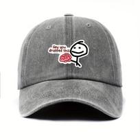 Fun cartoon printed baseball cap adjustable for both Unisex and Womensuitable for summer sun protectionlightweight and breathable Adjustable