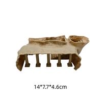 Fish Tank Underground Cave For Fish Shrimp Reptile Shelter Hiding Houses 3D Printing Tunnel Cave Landscaping Aqaurium Decoration