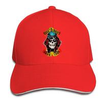 Guns N Roses Adjustable Unisex Hats Snapback Sanwich Bill Caps Summer Breathable Beach hats Fits Unisex Women Adjustable Hat Adjustable