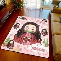 Nezuko Area Rug Carpet Non Slip Floor Mat Soft Bedroom Living Room Home Decor Anime Style -QJY 60x90cm