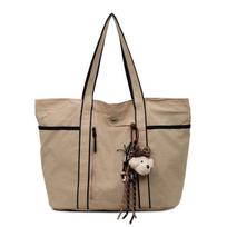 Multi-pocket Tote Bag Korean Sports gym bag Large Nyl Shoulder Bag Lightweight simple casual commuter bag Yoga Storage Bag 31X47X12cm
