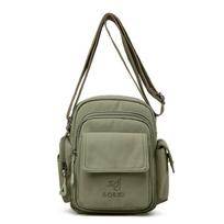 2026 Fashi Unisex Nyl Waterproof Sling Bags Small Crossbody Shoulder Bag Multi-Pocket Casual Phe Purse Lightweight Travel žalia