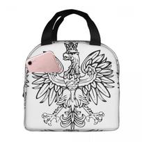 Polska Polish Eagle Insulated Lunch Bag for Kids School Cooler Thermal Food Box Tote Leakproof Lunch Boxes Container One Size