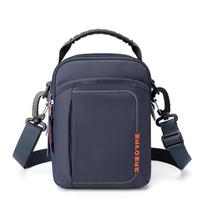 Male Small Messenger Bag Men Sling Crossbody Shoulder Bags Water Resistant for Phone Tablet Business Office School mėlyna