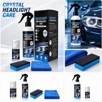 Žibintų atnaujinimo rinkinys 180ml Automobilio žibintų poliravimo ir valymo rinkinys, skirtas atkurti skaidrumą, pašalinti pageltimą ir oksidaciją, su švelnia formule one size juoda