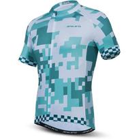 JPOJPO Camisa de ciclismo masculina manga curta mountain bike camiseta respirável P-3GG M