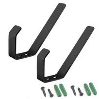 Wall Mount Rack Home Luggage Jacket Hanger Helmet Hook Motorcycle Helmet Holder Helmet Display Rack Large Size Black