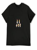 Mofusand Tempura Group Of 5 T-Shirt Plain Tops Shirts Graphic unisex Funny T Shirts S įvairiaspalvis