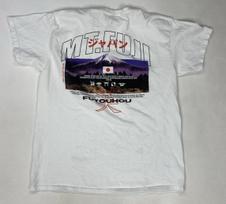 Pacsun Mt Fuji Graphic T-shirt Men Large White Short Sleeve L