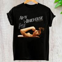 SALE!Amy Winehouse Back To Back Full size Black Unisex Gift Shirt AG439 Cotton S