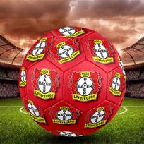 1pc Bayer 04Indoor Soccer Ball Colorful All Ages Machine Stitched PVC Competition Ready Durable High-Bounce HE3