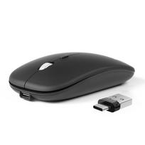 [NEW] Bluetooth Wireless Mouse, Type-CUSB-A Compatible, Silent, Ultra-Thin, 2.4GHz Wireless, 3-Stage DPI, High Sensitivity, Low Power Consumption,