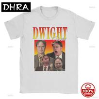Dwight Schrute T Shirt Women The Office Tv Show Tops Tee Novelty Short Sleeve Crew Neck TShirt for Unisex Summer Funny TShirts S