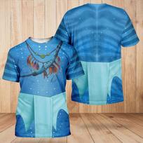 Avatar 3 Cosplay 3D Tshirt Blue Na’vi Costume SweatshirtHalloween XXXL