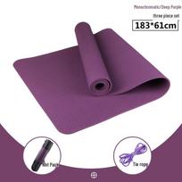 LISM TPE Double-Sided Anti-Slip Yoga Mat tamsiai violetine spalva