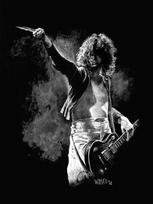 Led Zeppelin Grupės Narys Jimmy Page Marškinėliai dydis S-5XL L