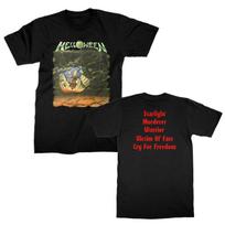 HELLOWEEN CD viršelis 1985 EP SPROGSTANTI MOLIŪGAS Oficialus MARŠKINĖLIS 2XL Naujas apsauginis sienos 3XL black