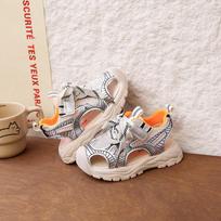 Children's Trendy Anti-Collision Sport Sandals: Breathable Mesh, Velcro, Closed Toe 24