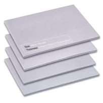 Aarihut Thermal Pads, 4-Pack, 100 x 100 mm, 0.5 mm + 1 mm + 1.5 mm + 2 mm Thermal Conductive Mat, 12.8 Wm.K Cooling Mat, Non-Conductive