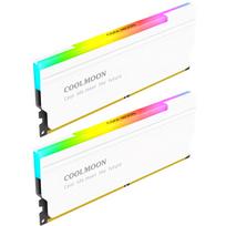 [Small Lab] COOLMOON RA-1 Memory Heatsink LED ARGB 5V 3pin RAM Cooling 2-Pack (White)