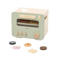 PolarB Pretend Play Oven Microwave (Ages 3+) - Wooden Toy for Role-Playing and Pretend Play (TYPR44260)