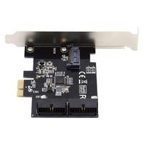 Cablecc USB 3.0 Front Panel Header 5Gbps 19-pin to 20-pin - PCI-E 1X Express Card VL805 Adapter for Desktop Computer Motherboards