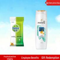 Dettol Hygiene Wipes 8-Pack & Pantene PRO-V Shampoo 200g Bundle