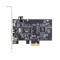 Xiwai PCI-E 1X 4X 16X IEEE 1394a Firewire 400 Capture Card, 6-pin and 4-pin 4-port PCI Express Card, IEEE-1394 400Mbps Adapter, for Windows, Mac OS,