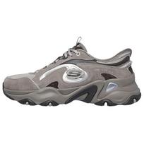 Skechers DLites 5.0 Panda Shoes Women Sneakers Gray Silver 150527-DKBR 38