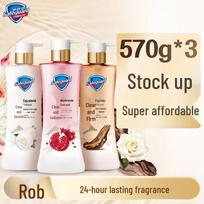 Safeguard Purifying Body Wash Scented 3-Pack (570g each)