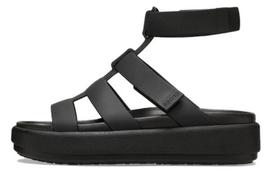 Crocs Brooklyn Luxe Gladiatoriaus Sandalai 'Juodi' Moteriški 209557-060 39-40