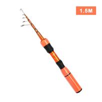 1.5/1.68M Portable Telescopic Micro Fishing Rod UL Super Short Stream Rod Lightweight Trout Creek Fishing Equipment