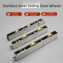 Stainless Steel Door Sliding Roller Bearing Rollers Double Copper Wheel Slot Wheel Silent Window Pulley A2 13-20