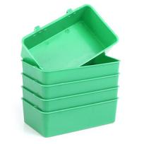 5pcs Multifunction Food Tray Parrot Bathtub Animal Cage Standing Wash Shower Box one size