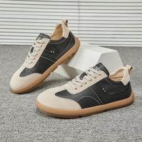 Men's Genuine Leather German Training Casual Lace-up Sneakers 44