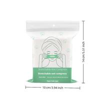 100Pcs Stretchable Wet Compress Cotton Pads Open Type Ultra-thin Facial Moisturizing Makeup Remover Cotton Skin Care Tool