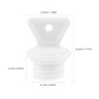 8 Pack Hot Water Bottle Stopper White Plastic Secure Fit for Construction Plumbing and Industrial Applications China Mainland