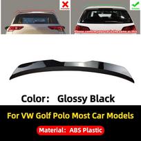 For VW Polo Golf 5 6 7 7.5 8 MK5 MK6 MK7 MK7.5 MK8 Rear Wing Spoiler Roof Tail Boot Lip Tail Trim Deflector Modification Air Dam