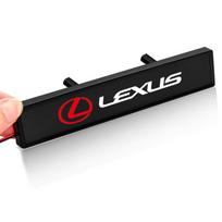 Car Sticker Car Decorative Light LED Front Hood Grille Emblem Badge Decor For Lexus IS250 IS200 CT200h GS300 LS430 RX450h LX570 juoda