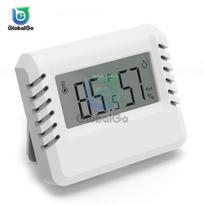 LCD Digital Thermometer Hygrometer Indoor Room Temperature Humidity Meter Sensor Gauge Weather Station With Magnetic Suction