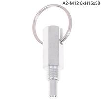 Spring Pull Buckle Positioning Bolt Limit Pin 10mm Lift Pull Ring Pin for Stage Bracket Heavy Load Easy Release